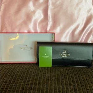 NWT Black Kate Spade Wallet